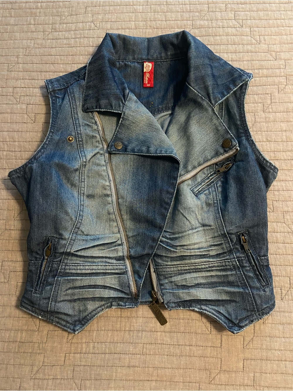 Apple Bottoms Women's Blue and Navy Gilet